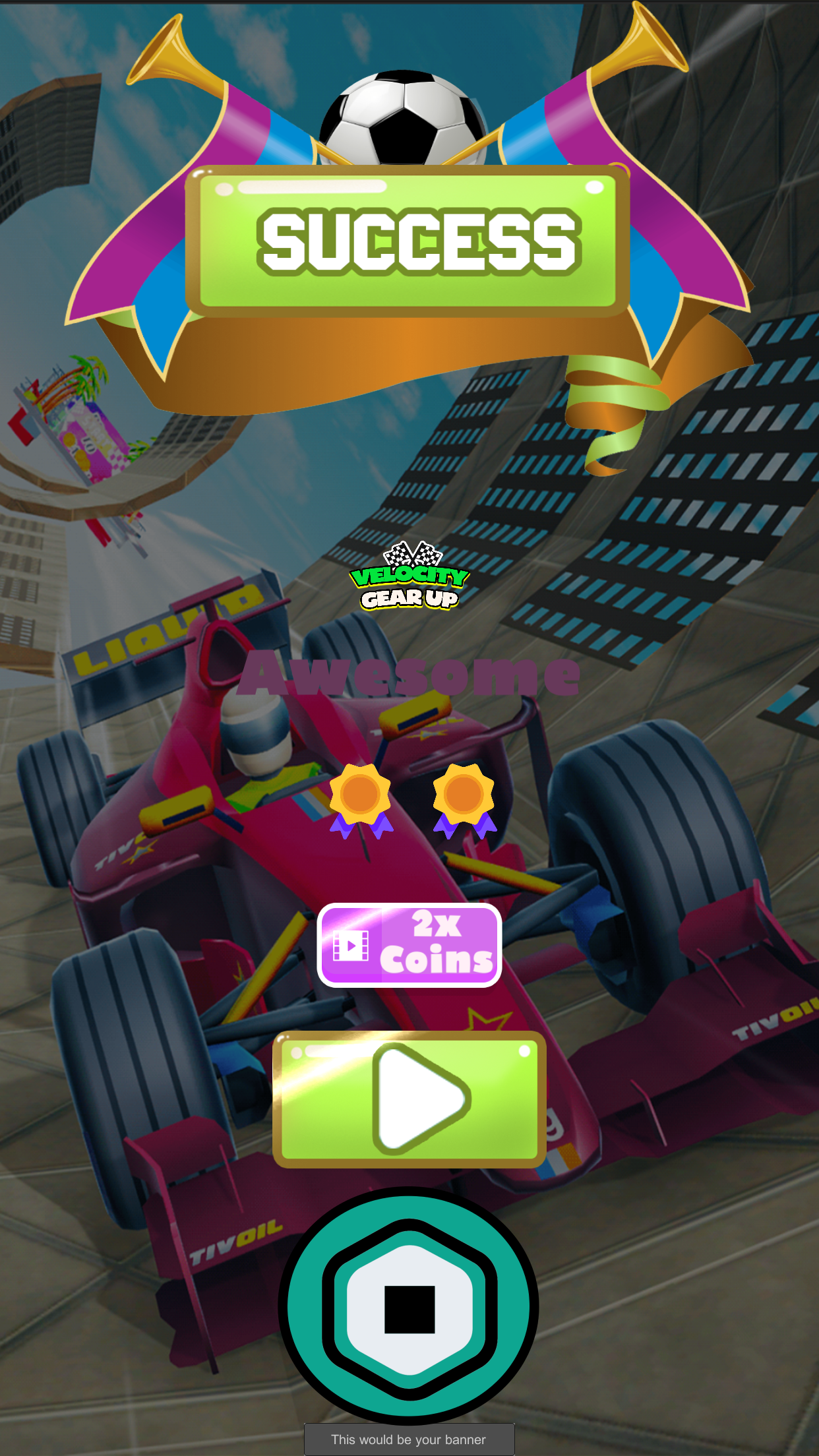 Robux Velocity Gear Up Game Screenshot