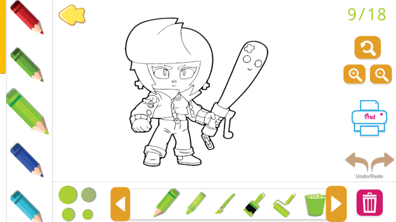 BS Stars Coloring book Brawl color pages mobile Android apk Download