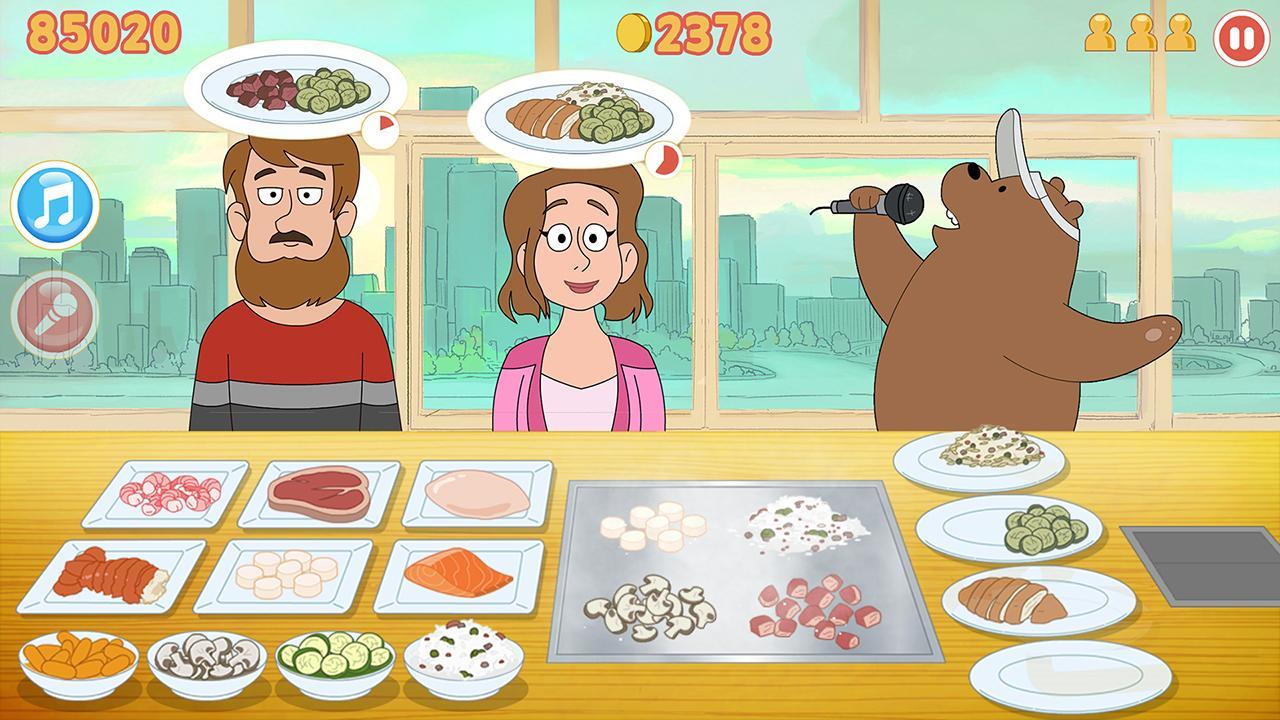 StirFry Stunts - We Bare Bears 遊戲截圖