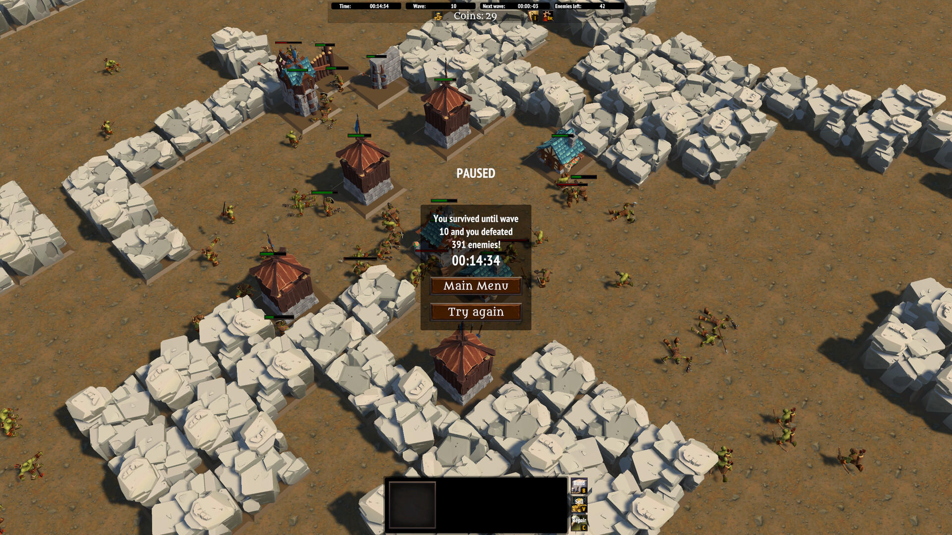 Freestead Castle Defense screenshot game