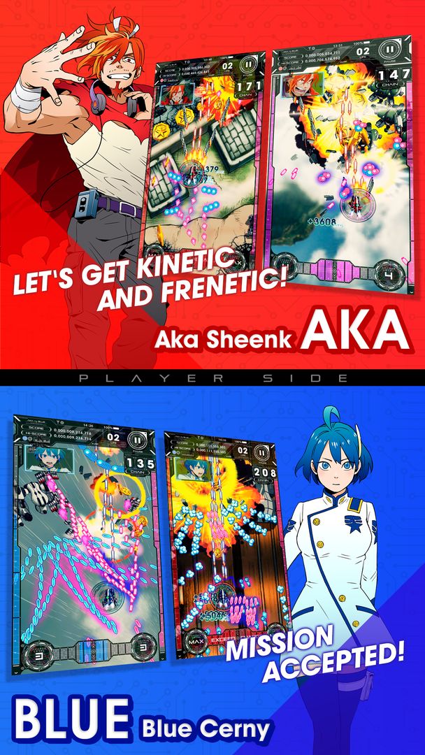 Screenshot of AKA TO BLUE