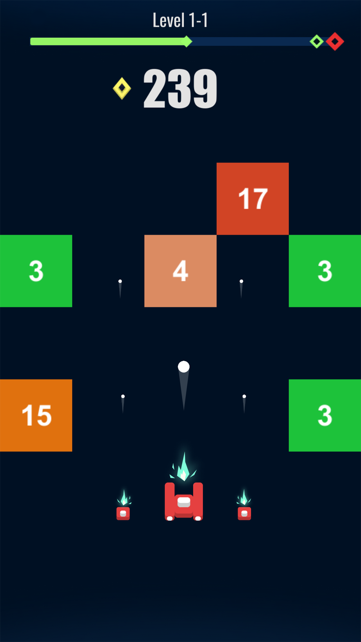 Screenshot of Fire Hero 2D — Space Shooter