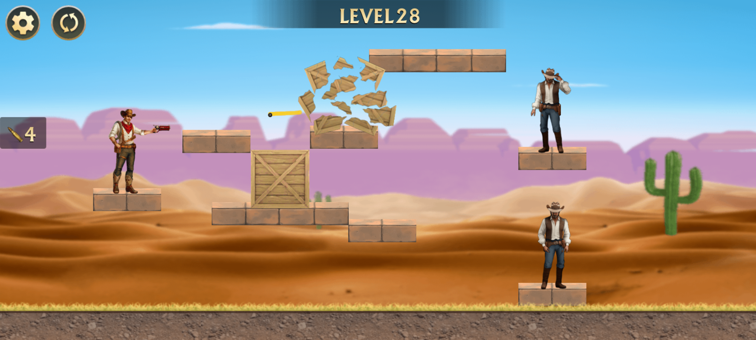 Cawboy Sharpshooter Game Screenshot
