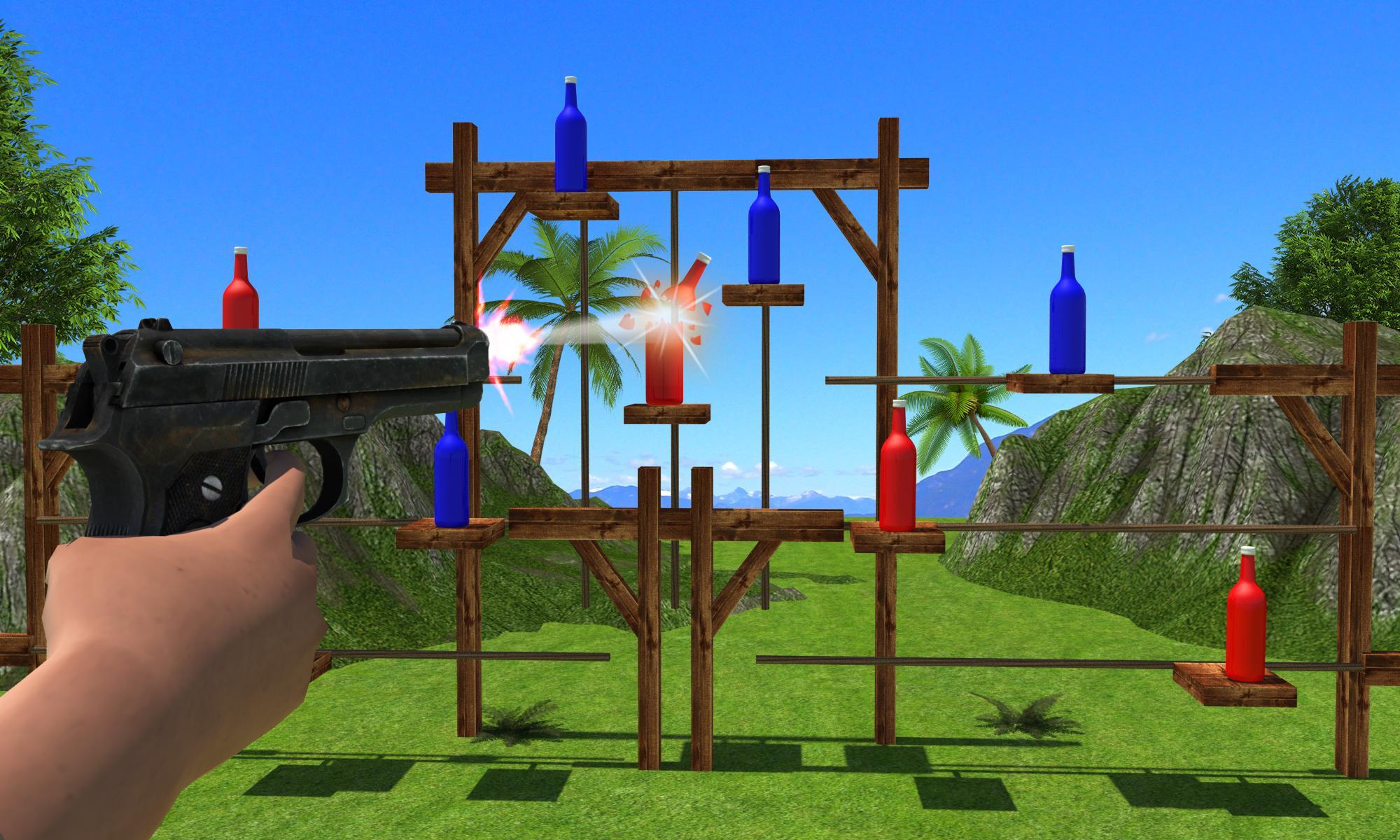 Скриншот игры Bottle Shoot Expert