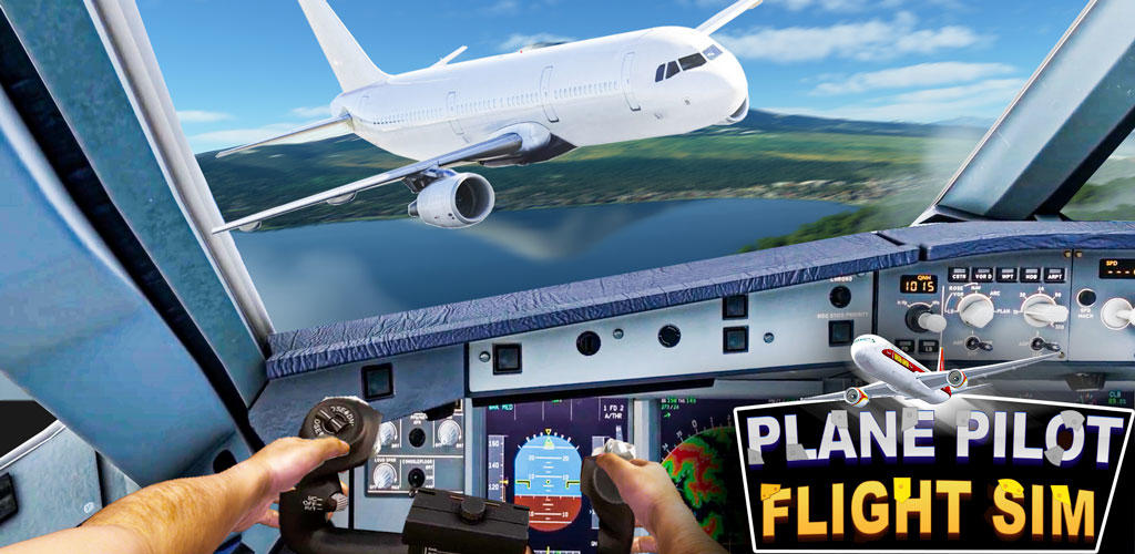Banner of 飛機飛行模擬器3D：飛機遊戲2019年 2.20