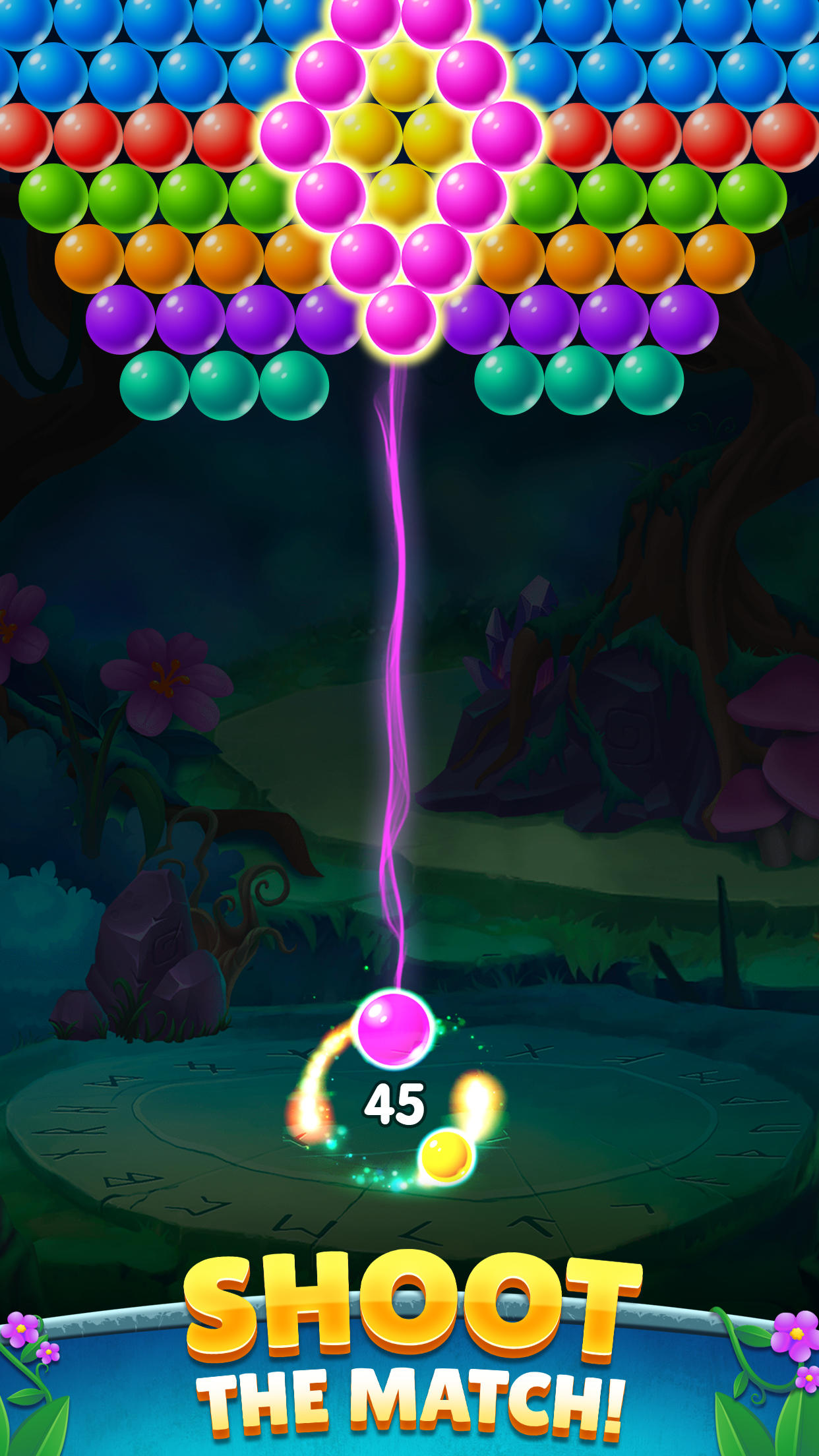 Woodland Bubble Pop Game Screenshot
