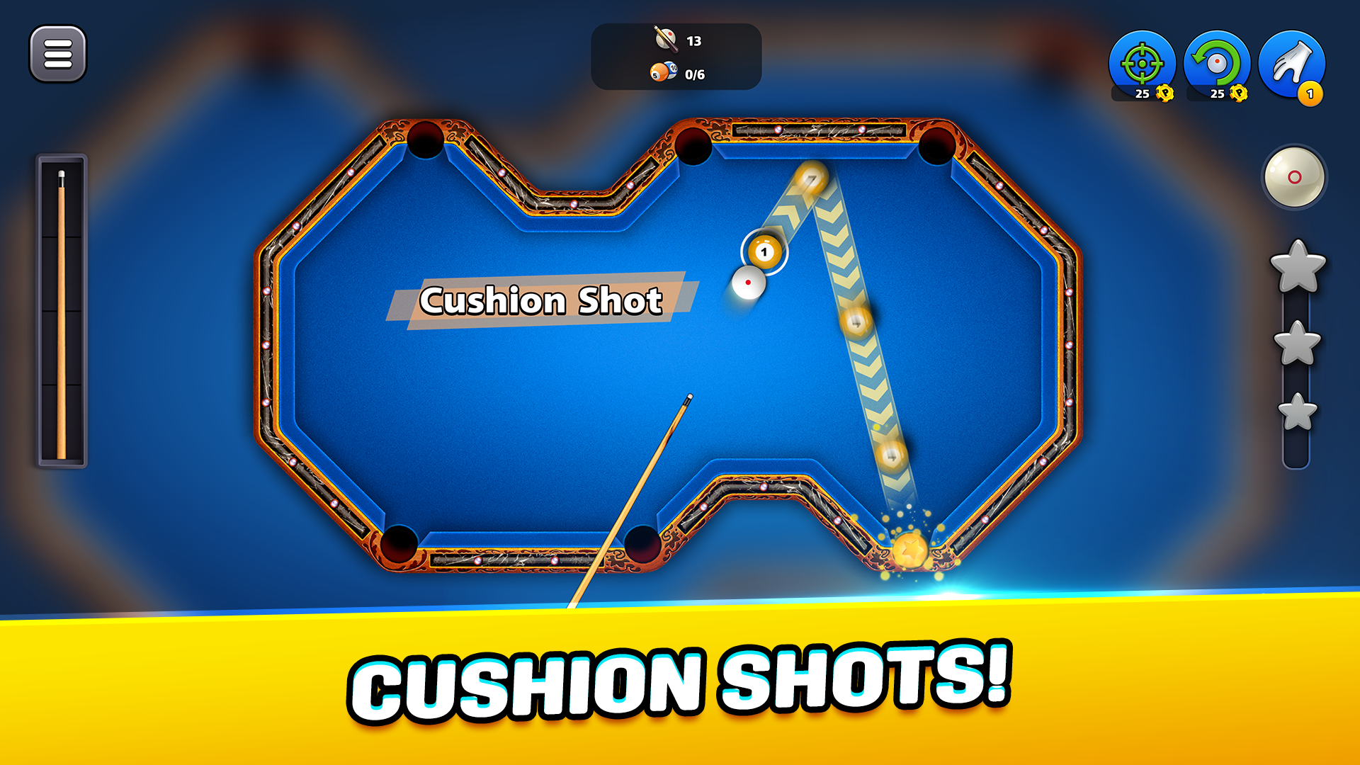 Pool Trickshots Billiard Game Screenshot