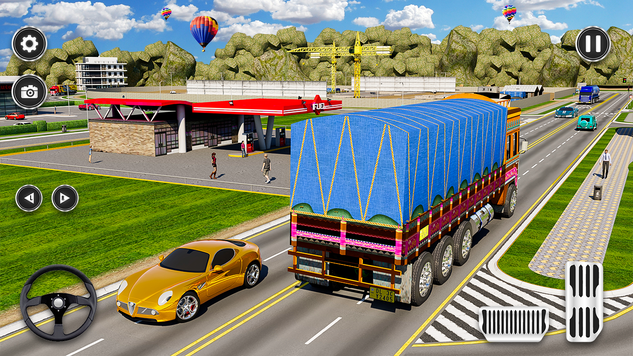 Cuplikan Layar Game Truck Simulator Indian Game 3D