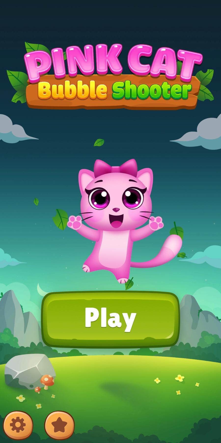Screenshot 1 of Bubble Shooter Cat - Game Kucing Pink Gratis 2019 1.5