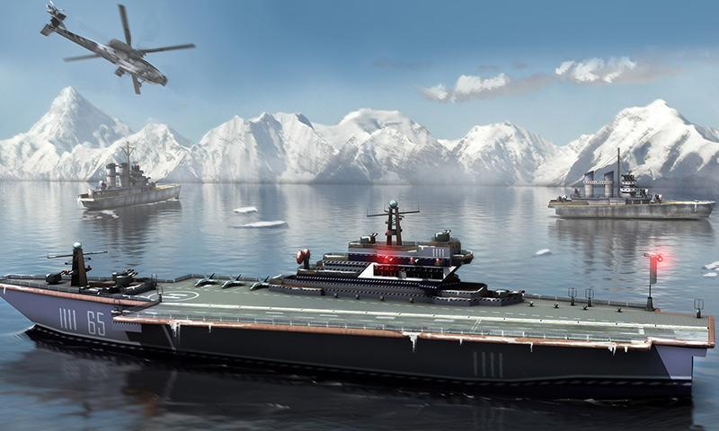 Naval Fury: Warship 3D ภาพหน้าจอเกม