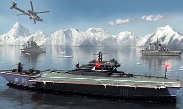 Naval Fury: Warship 3D Game Screenshot