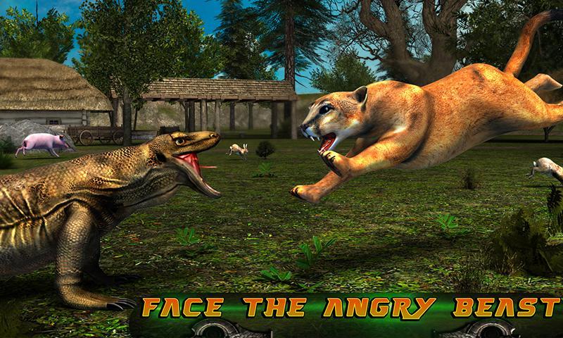 Komodo Dragon Rampage 2016 ゲームのスクリーンショット