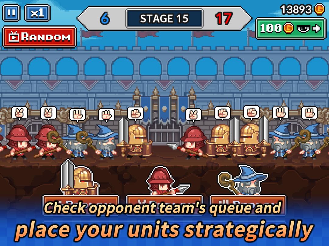 RPS Knights screenshot game