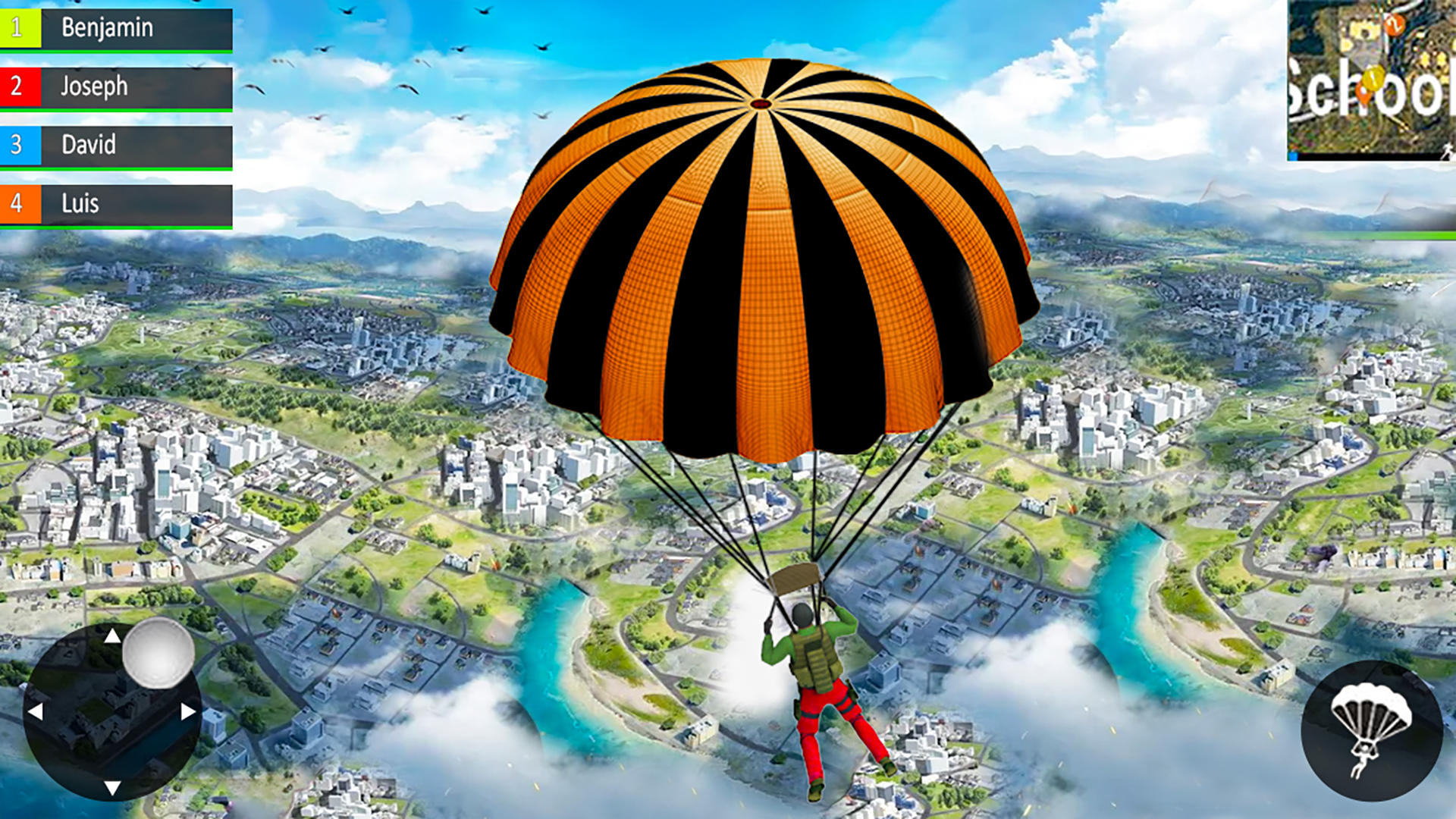 Captura de Tela do Jogo Tps Commando Cover Strike Game