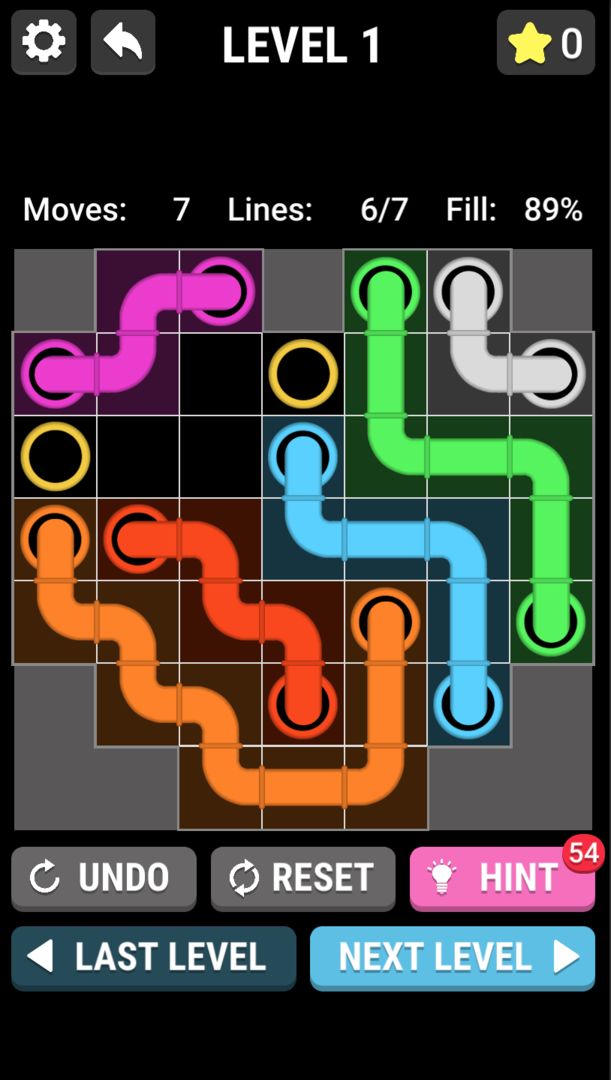 Screenshot of Pipe Connect : Brain Puzzle Game