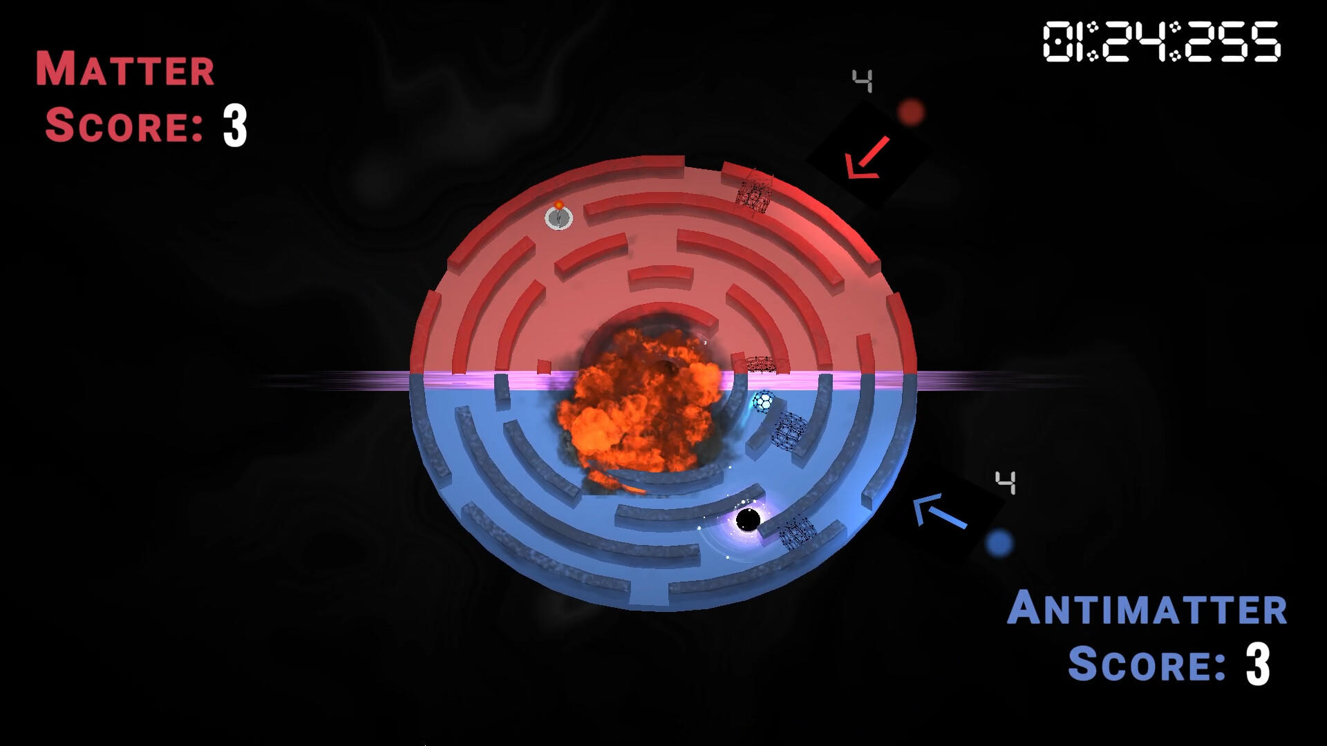 Split Polarity: The Science Puzzle Arcade Game! Game Screenshot