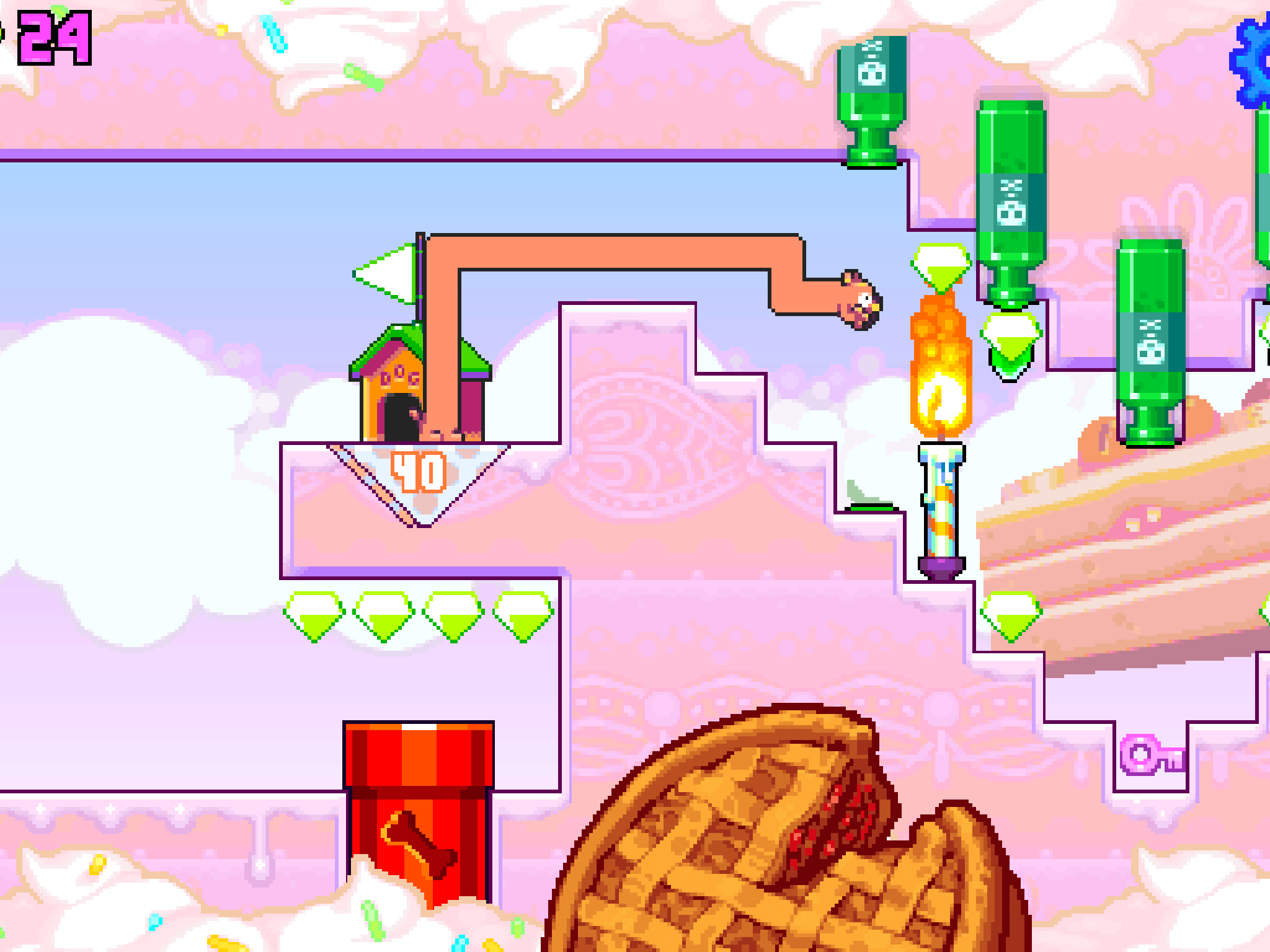 Silly Sausage: Doggy Dessert Game Screenshot