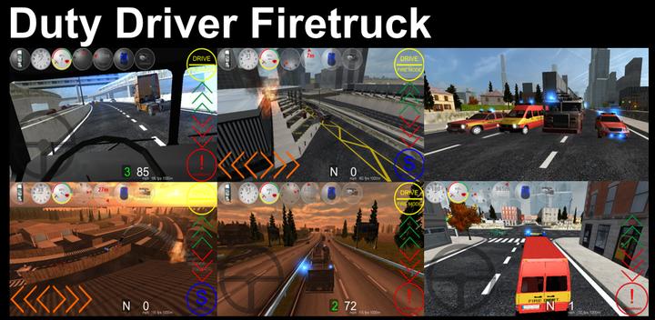 Banner of Duty Driver Firetruck FREE 1.1
