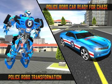 Police Car Robot Superhero ภาพหน้าจอเกม
