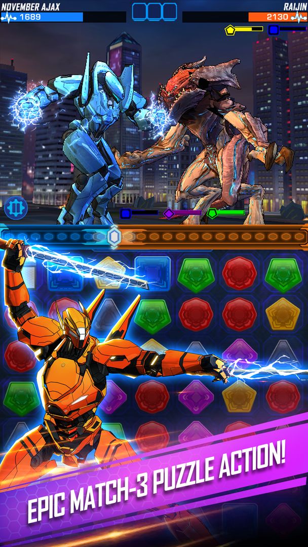 Screenshot of Pacific Rim Breach Wars - Robot Puzzle Action RPG