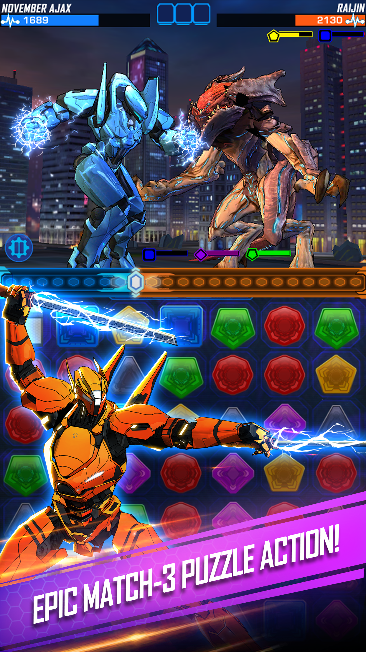 Pacific Rim Breach Wars - Robot Puzzle Action RPG Game Screenshot