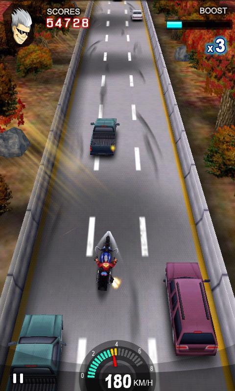 Racing Moto ゲームのスクリーンショット
