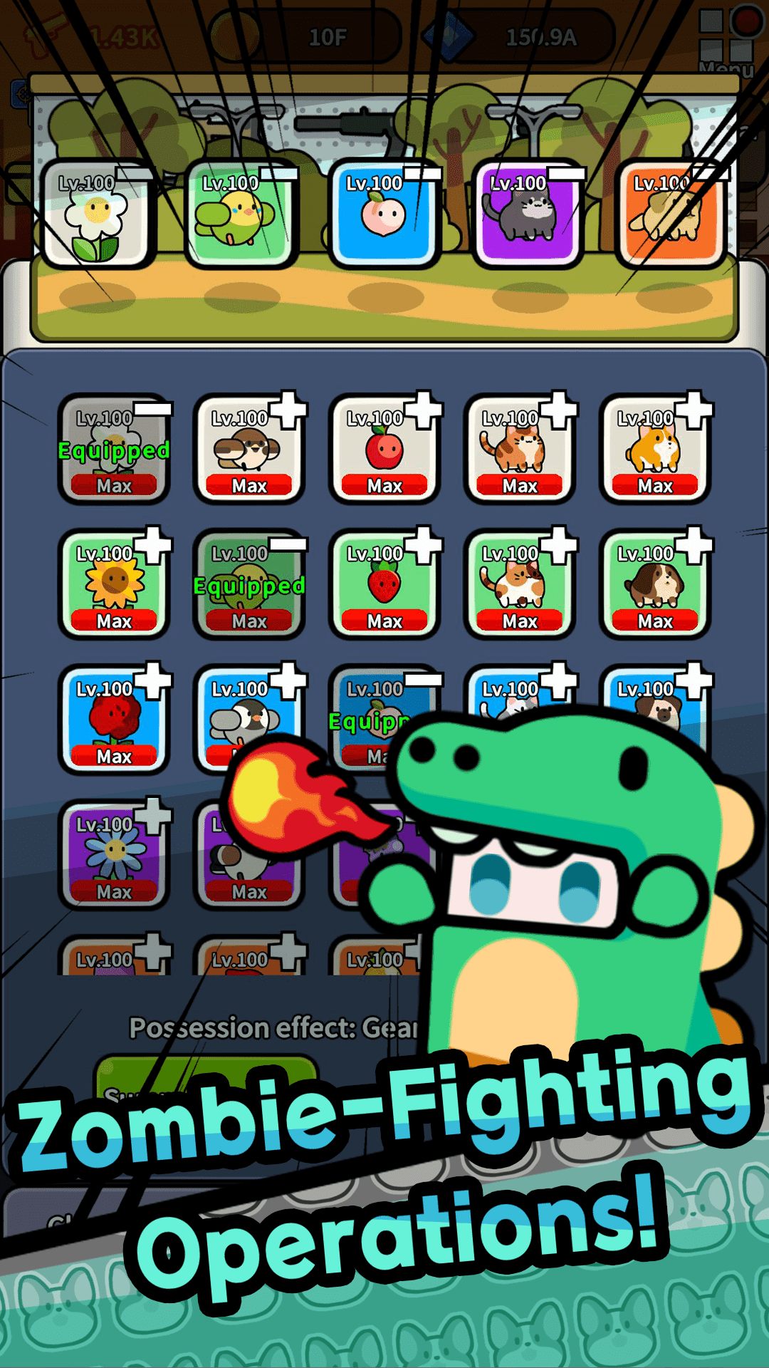 Legend Z Hunter : Idle RPG War Game Screenshot