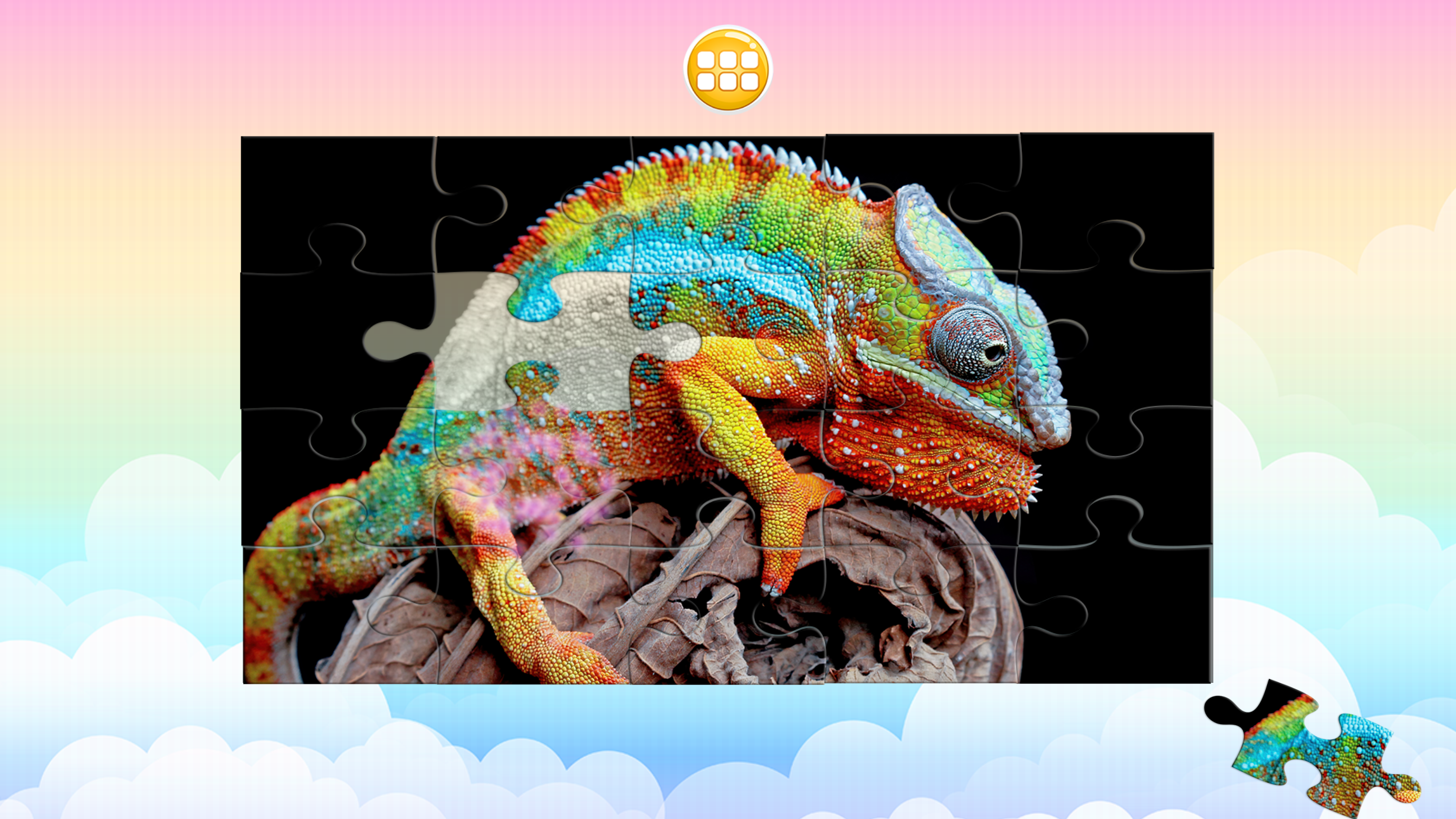 Animals jigsaw puzzle 게임 스크린샷