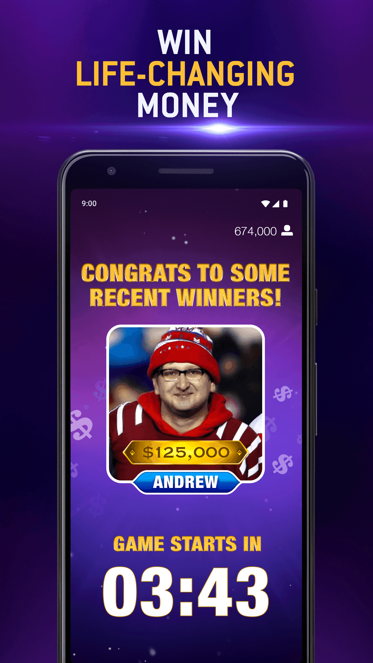 Screenshot of MILLIONAIRE LIVE: Who Wants to Be a Millionaire?