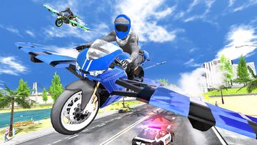 Flying Motorbike Simulator Game Screenshot