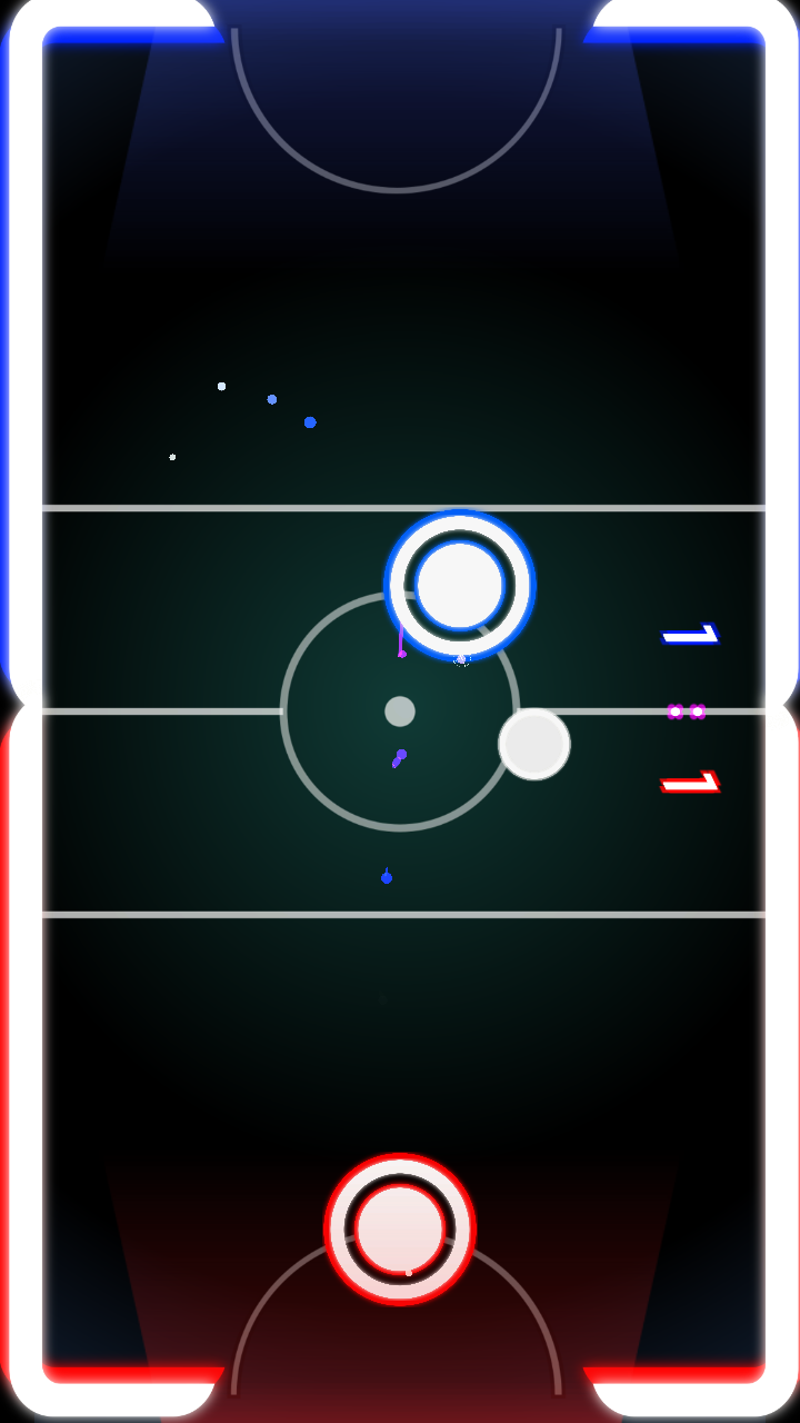 Glow Hockey - Glockey ภาพหน้าจอเกม