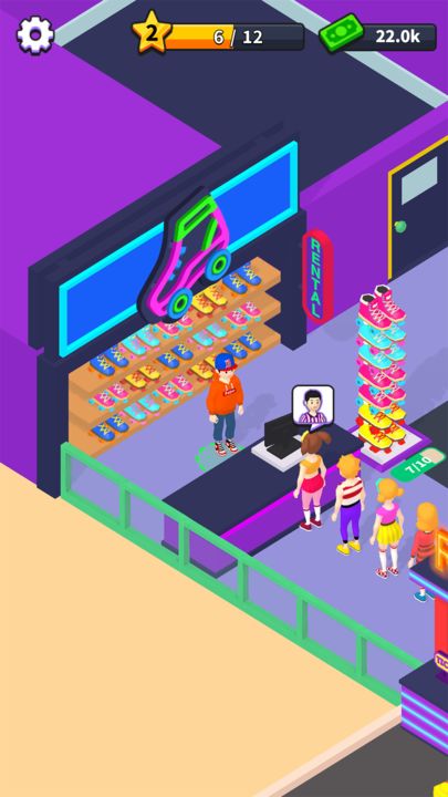 Roller Disco: Idle Skate Dance Game Screenshot