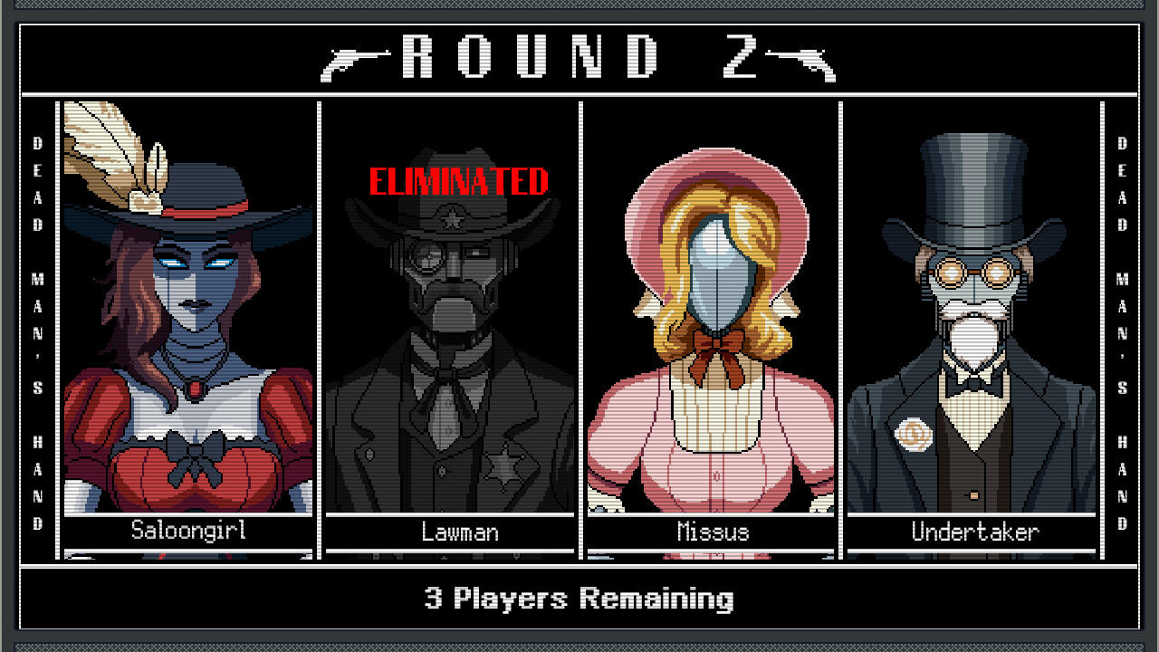Screenshot of DEAD MAN'S HAND: Card Roulette Action