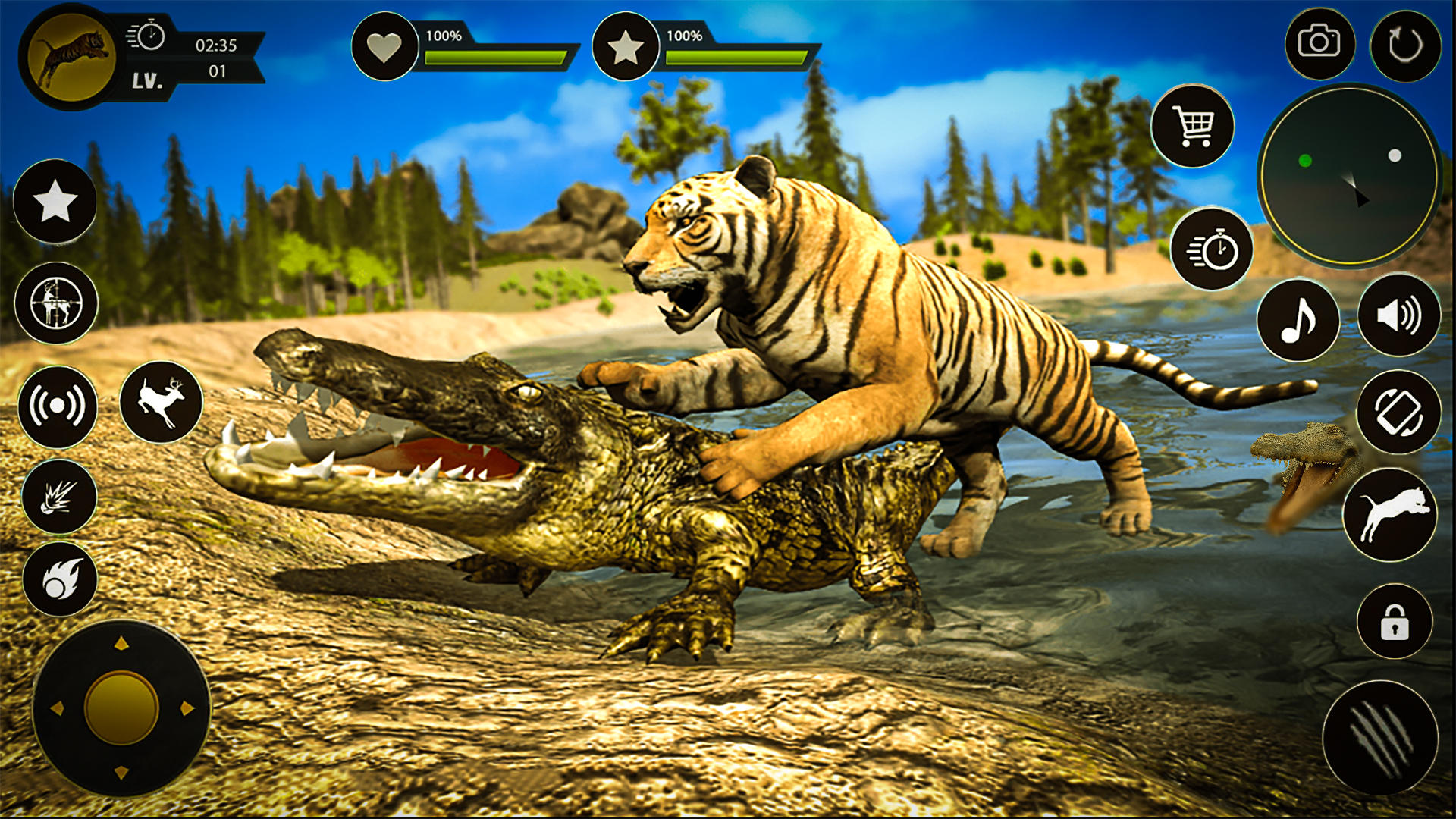 Tiger Animal Hunting Games FPS Game Screenshot