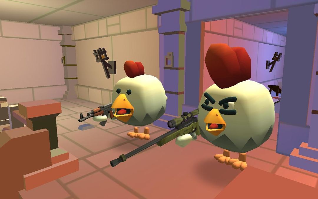 Chickens Fight 게임 스크린 샷