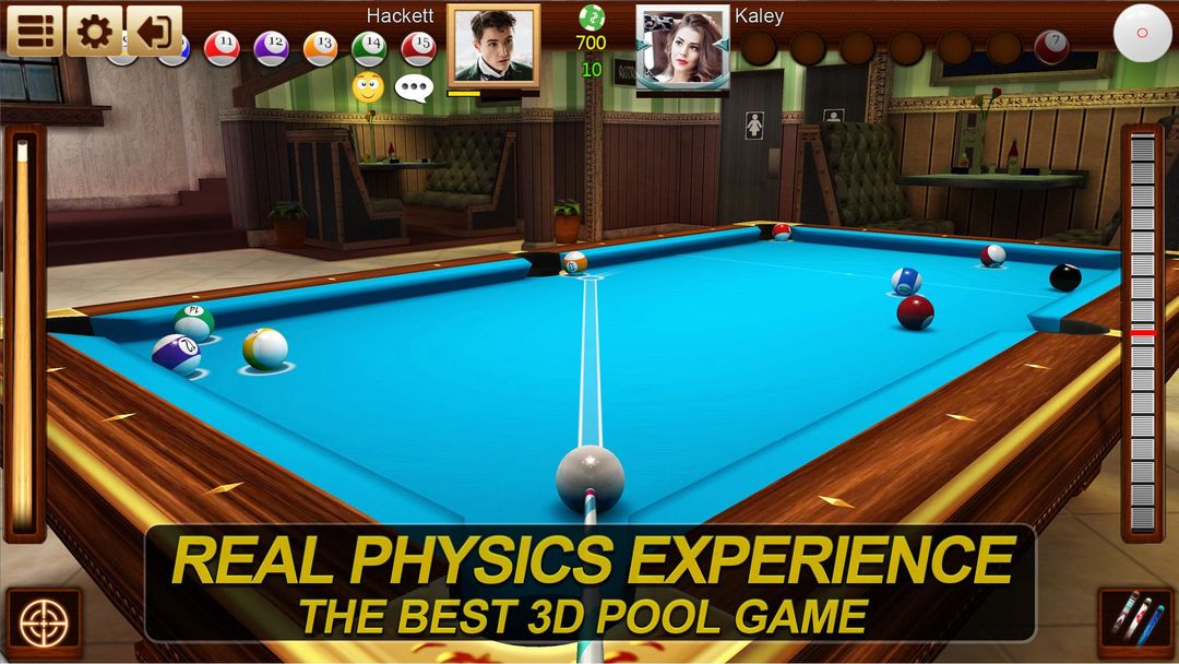 Real Pool 3D - Play Online in 8 Ball Pool 게임 스크린 샷