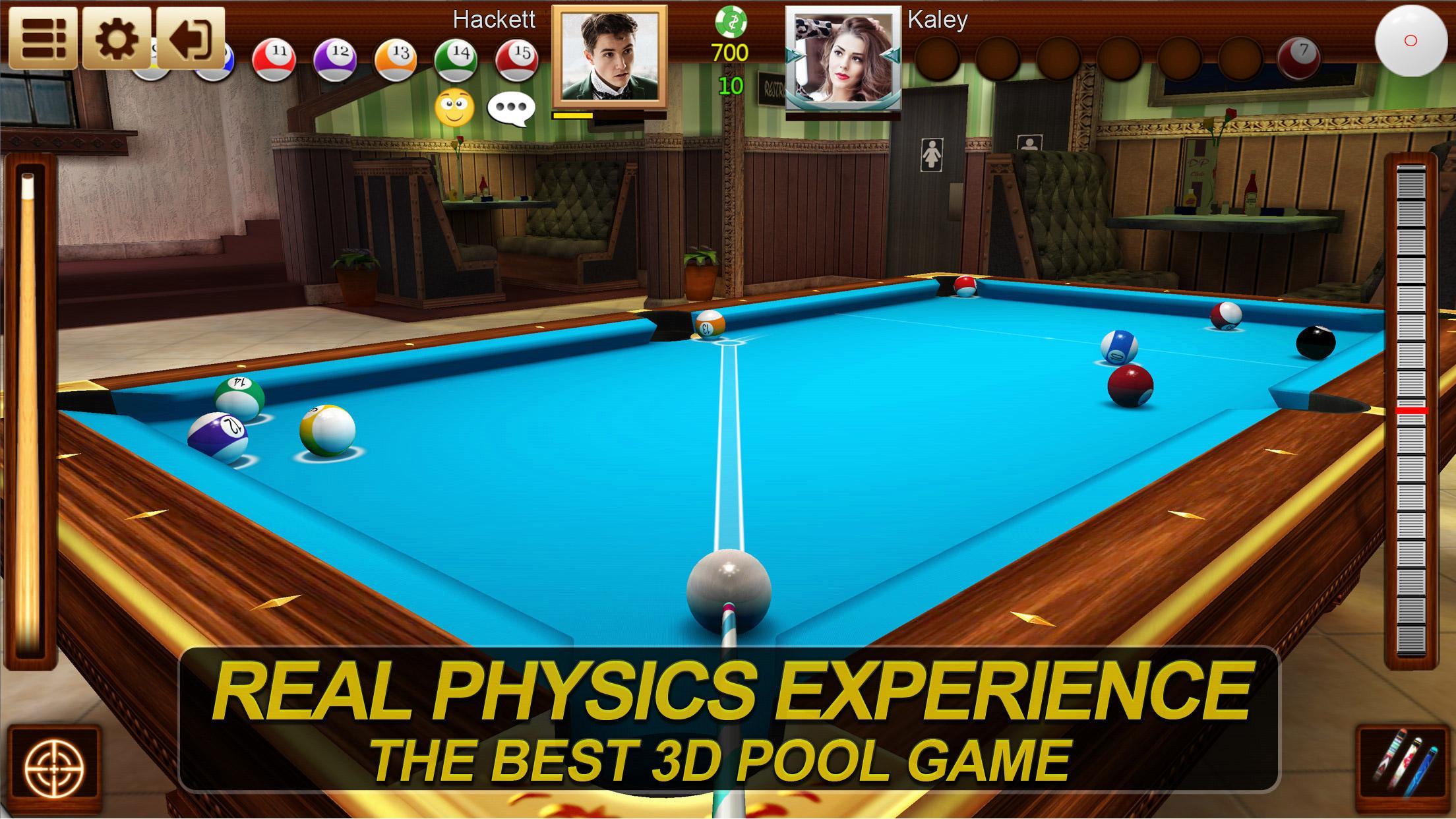 Real Pool 3D Online 8Ball Game Game Screenshot