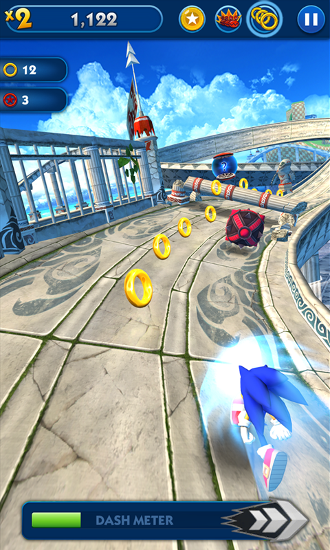 Sonic Dash ゲームのスクリーンショット