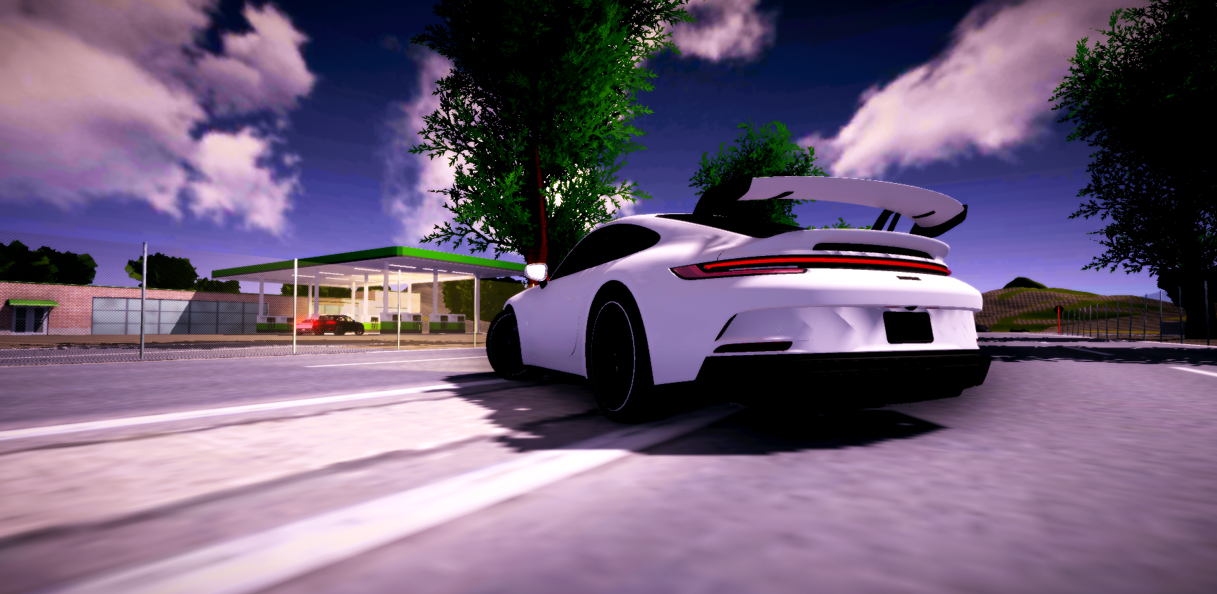 Porsche Driving Simulator Game Screenshot