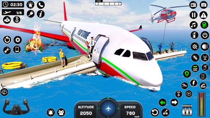 Airplane Flying Simulator 3D Game Screenshot