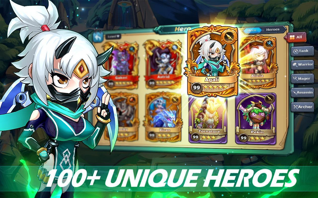Runelords Arena: Turn-based Tactics Idle Hero RPG Game Screenshot