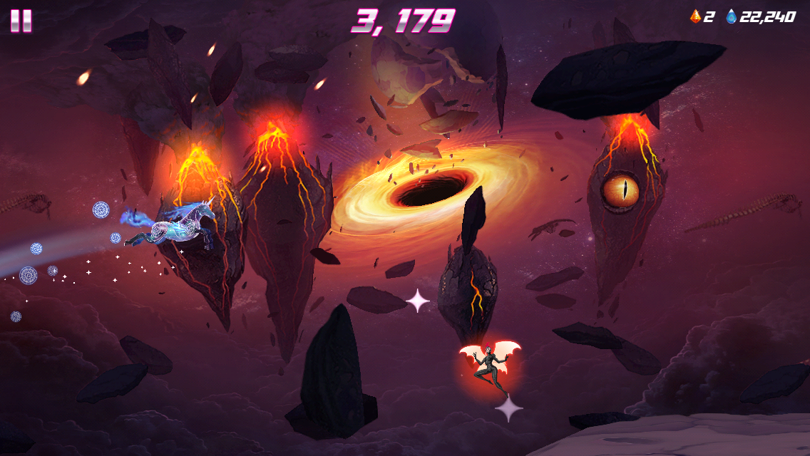 Robot Unicorn Attack 2 Game Screenshot