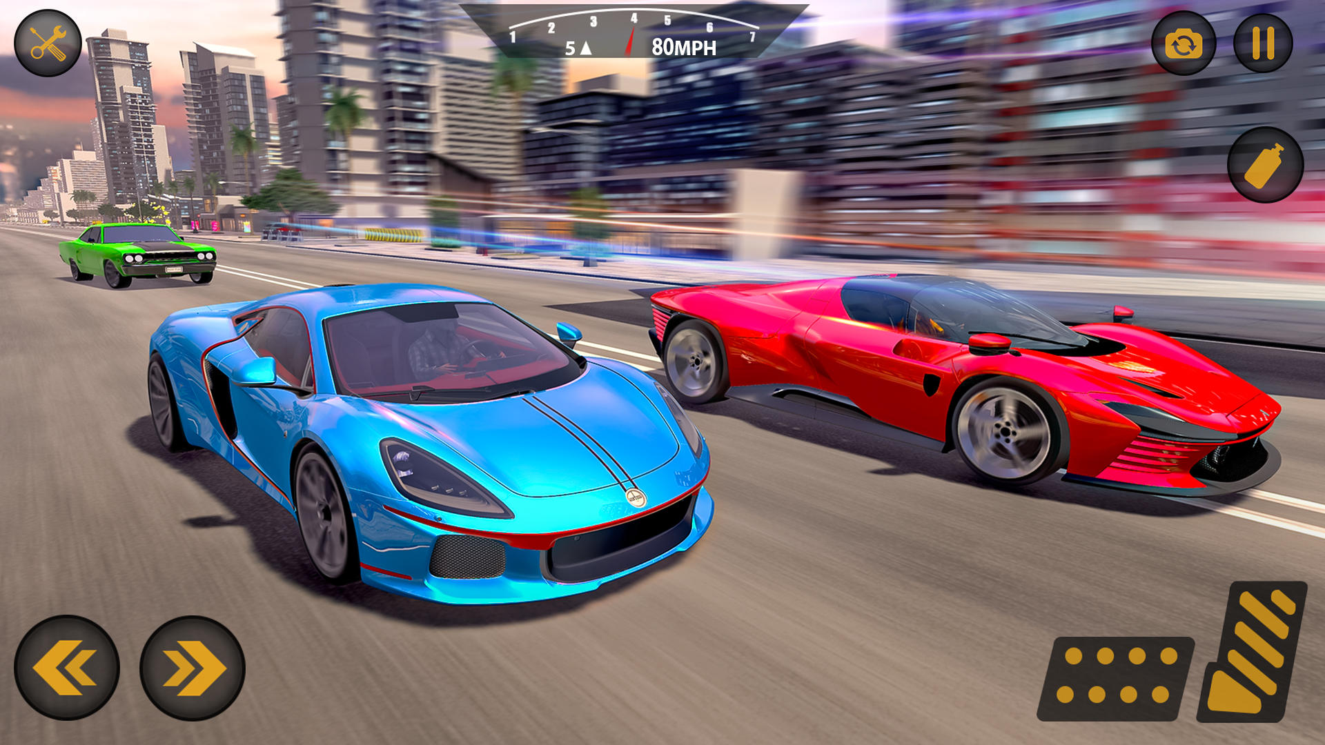 Screenshot 1 of चरम रेस कार ड्राइविंग गेम्स 5.0