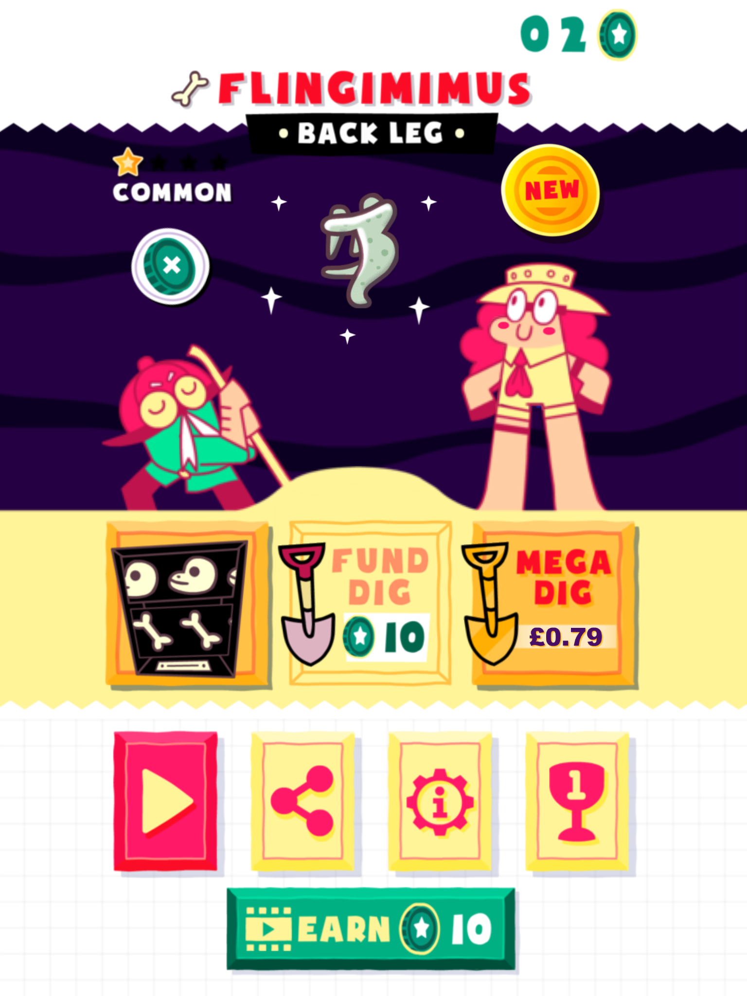 Launchasaurus ゲームのスクリーンショット