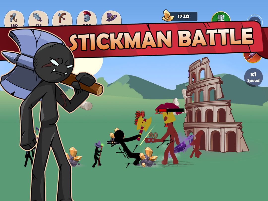 Stickman War Legend of Stick 게임 스크린 샷