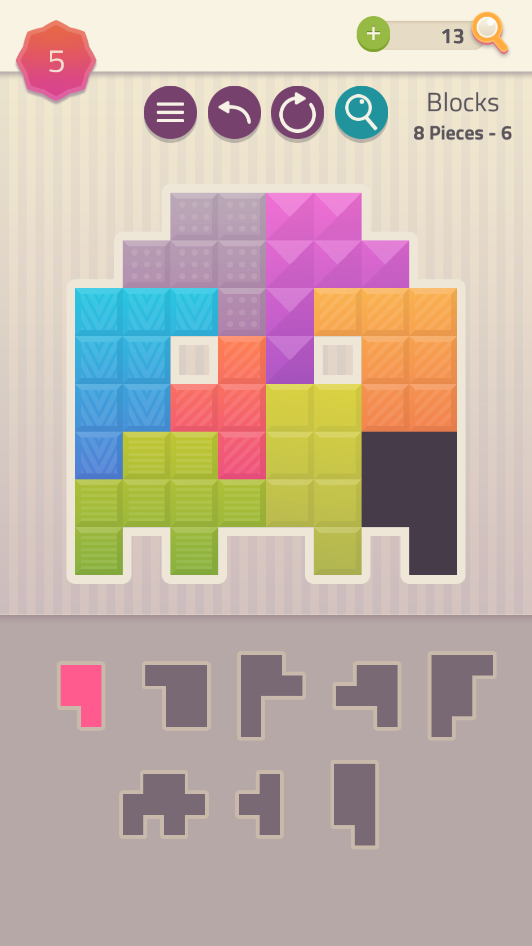 Polygrams - Tangram Puzzles screenshot game