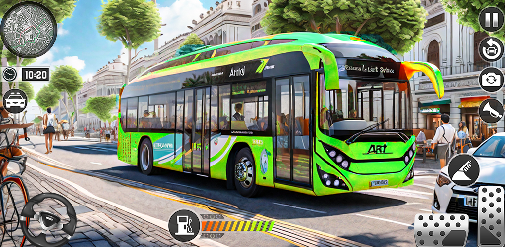Banner of Bus Simulator ဂိမ်းများ 3D 1.3