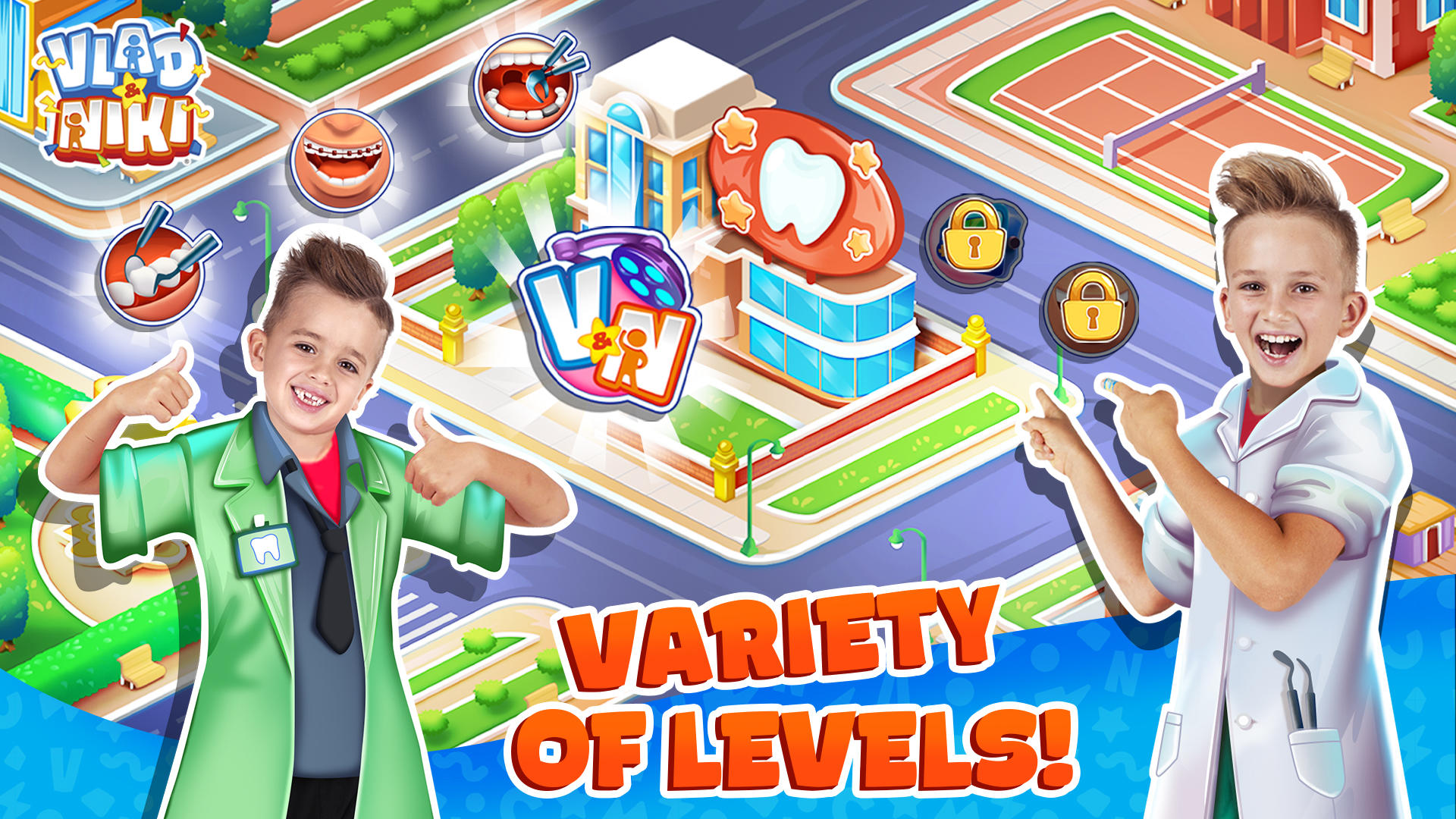 Vlad and Niki: Kids Dentist Game Screenshot