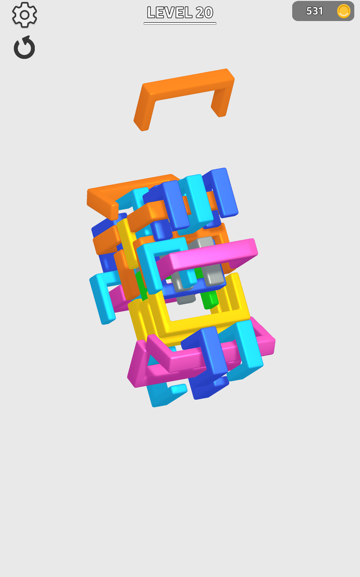 Screenshot of U Shape Puzzle