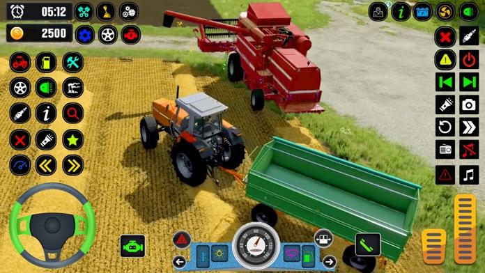 Captura de Tela do Jogo Tractor Driving Offline Games